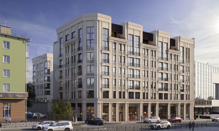 1-к. квартира, 55,8 м², 3/6 эт.