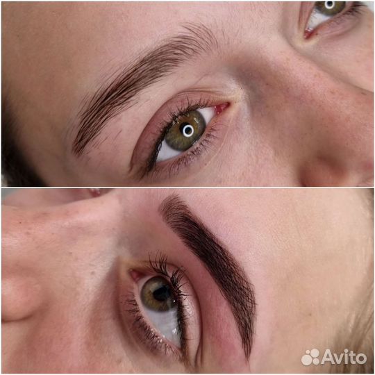 Коррекция и окрашивание бровей