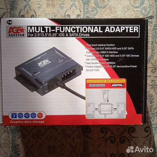 Продаю переходник agestar fubcp2, черный