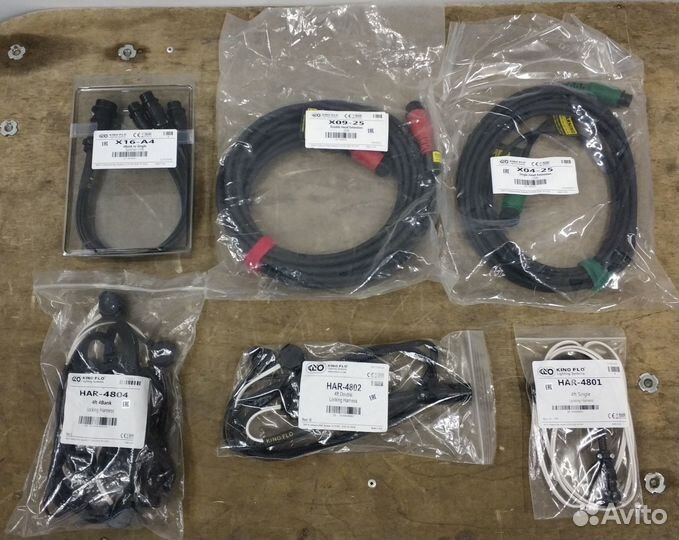 KinoFlo балласты, кабели, решетки новые