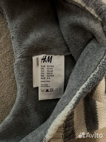 Шапка и снуд Hm 92-104 см