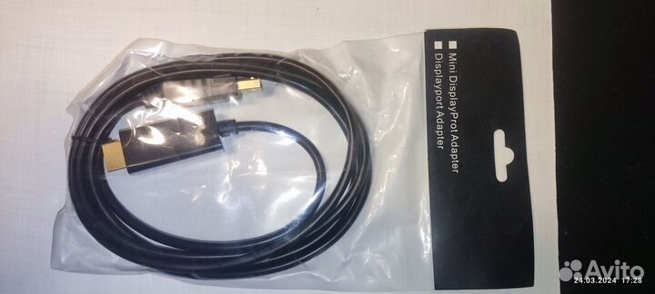 Кабель DisplayPort to hdmi