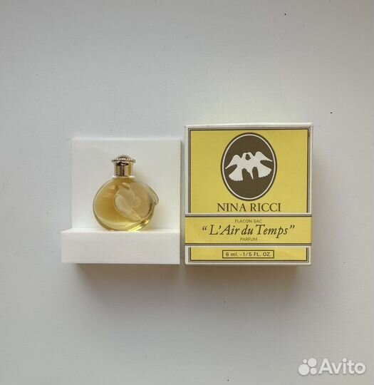 Nina ricci l'air du temps духи 6 мл винтаж