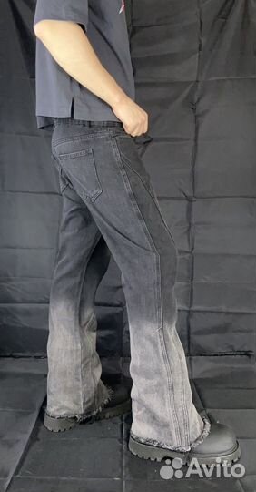 Джинсы клеш Rick Owens type