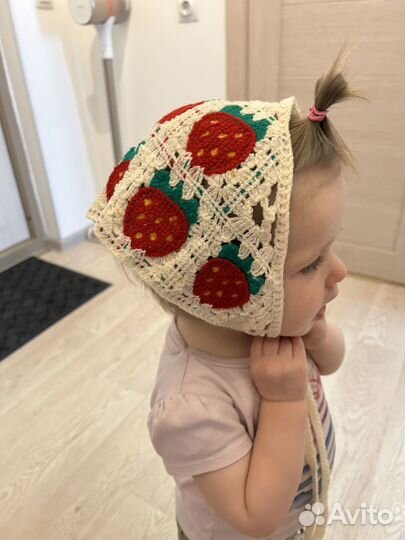 Вязаная косынка летняя