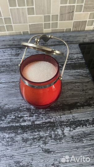 Сахарница мельхиор