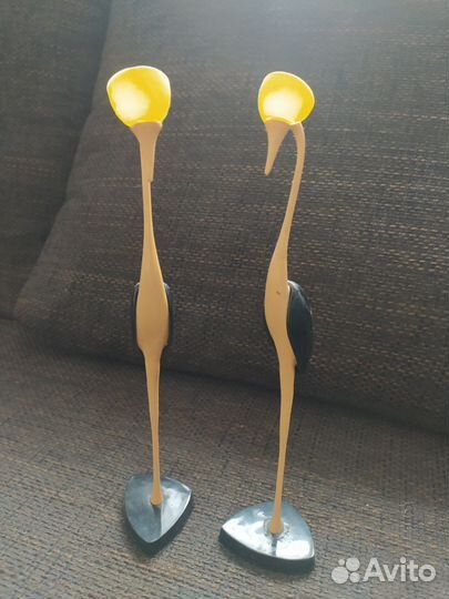 Статуэтка СССР журавль пластик