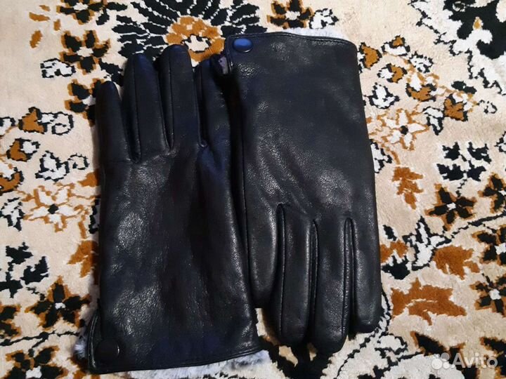 Перчатки кожаные зимние осеннии