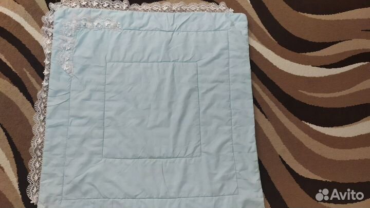 Одеяло для новорожденного (в живую цвет нежно голу