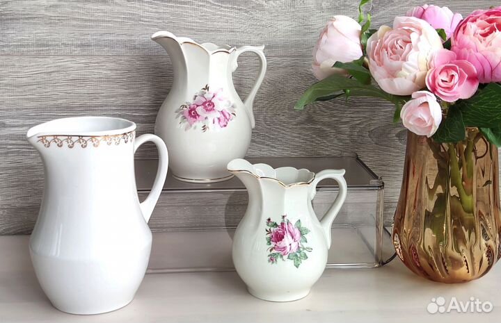 Молочники и сливочники старая Барановка