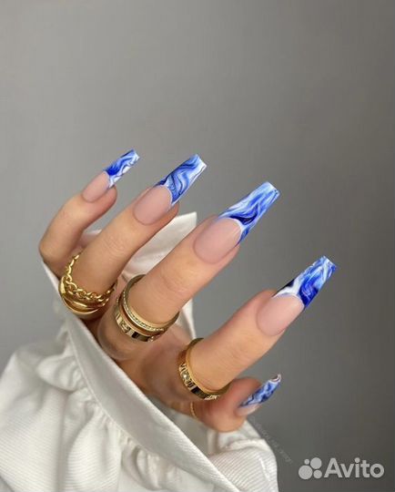 Наращивание ногтей, crazy маникюр