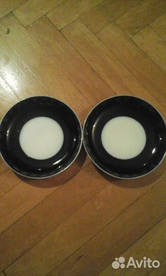 Фарфоровые блюдца Дулево 30- х г