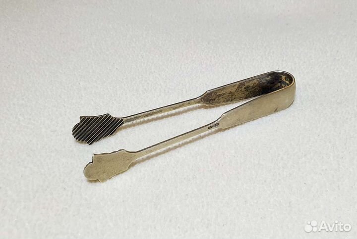 Щипцы для сахара. Серебро 875 проба, звезда