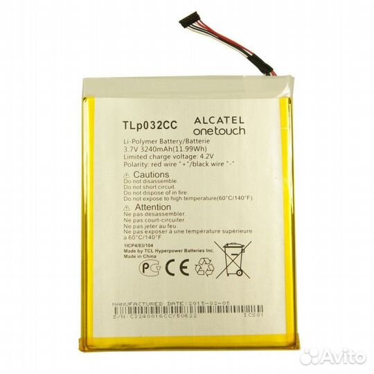 Аккумулятор Alcatel OneTouch 9005 Pixi 8