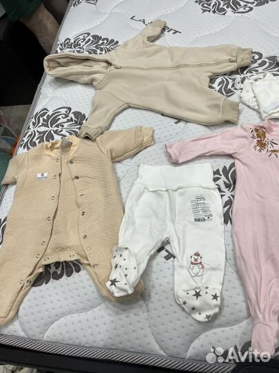 Одежда для новорожденных пакетом на девочку