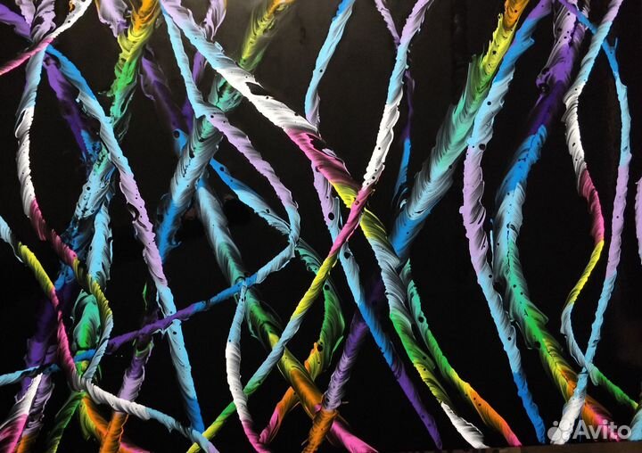 Интерьерная картина большая абстракция