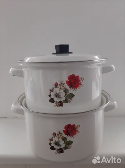 Кастрюли: эмаль клеймо ямз, алюминий, чугун, СССР