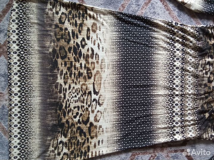 Платье трикотажное длинный рукав 46 размер