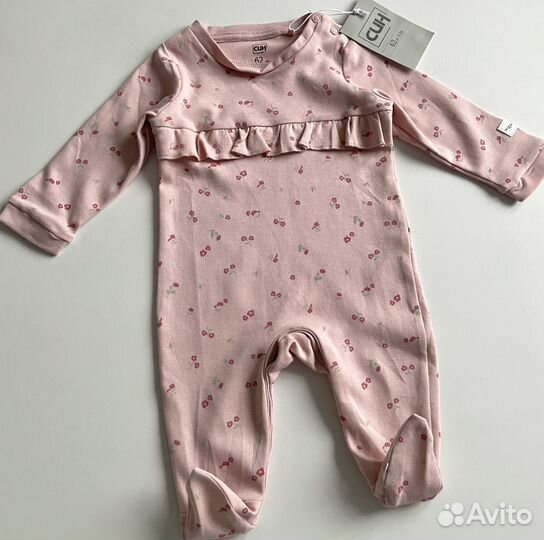 Комбинезон слип для девочки 62