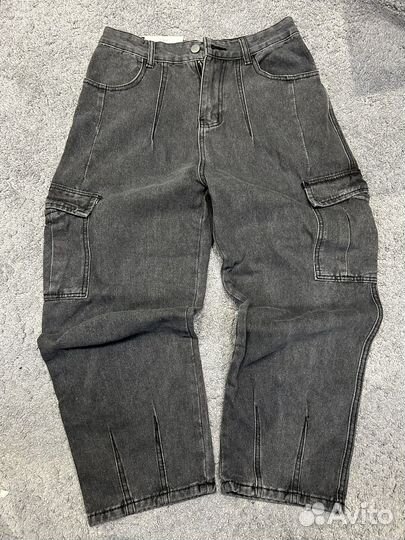Джинсы карго новые