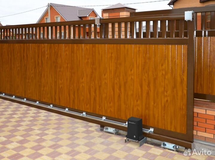 Ворота с автоматикой и без под ключ