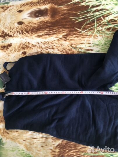 Мужской теплый полукомбинезон