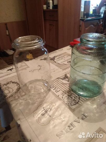 Банка времен СССР для сыпучих веществ