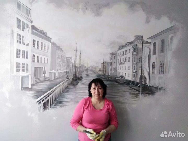 Роспись стен, обучение, мастер класы