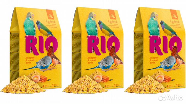 Канарейка 1 Год. Яичный Корм Рио 2 кг. Канарейки