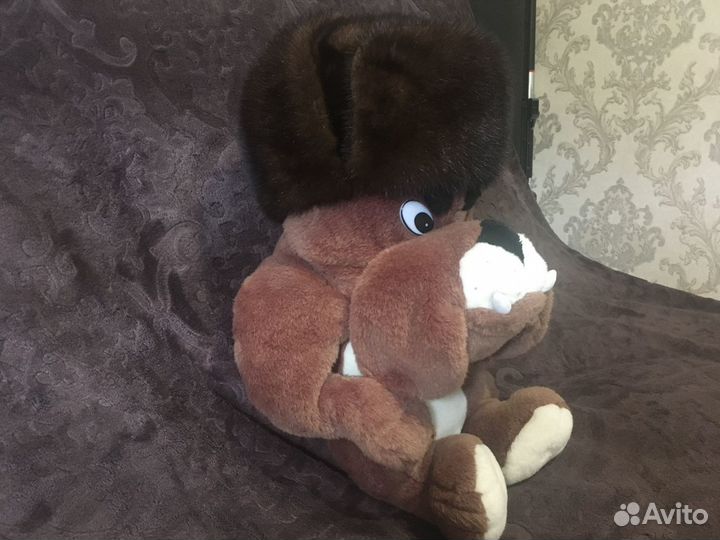 Норковая шапка мужская ушанка