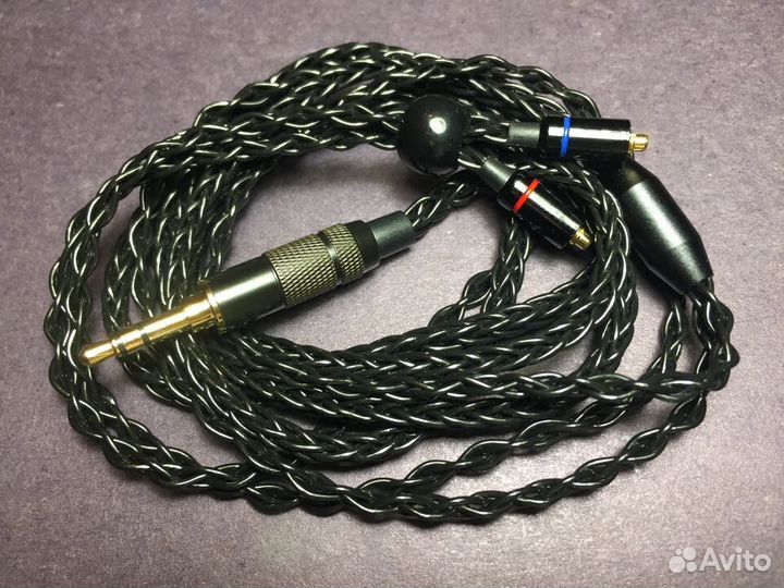 Кабель mmcx (для Shure и тд) медь, Джек 3.5