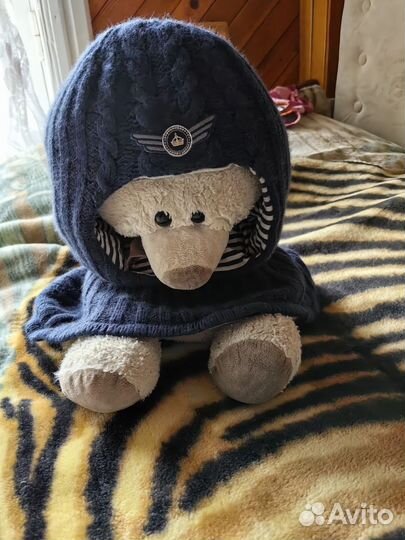 Шапка шлем зимняя