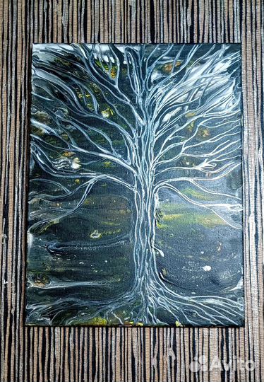 Картина в стиле Флюид-арт