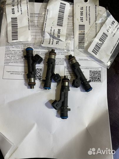 Форсунки renault logan 1.4
