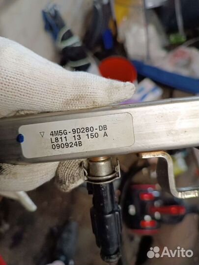 Топливная рампа с форсунками форд фокус 2 2.0