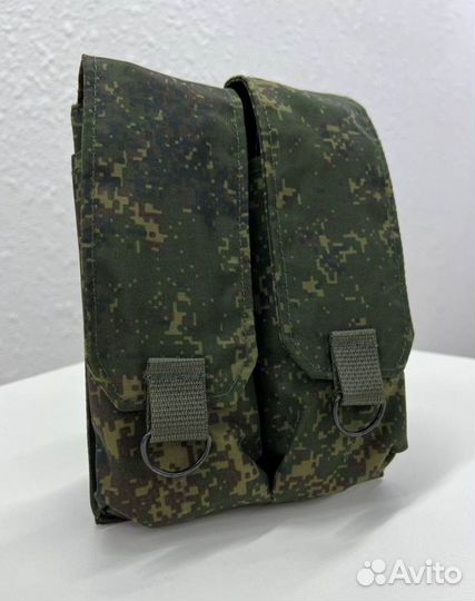 Подсумок на 2 магазина ак закрытый 