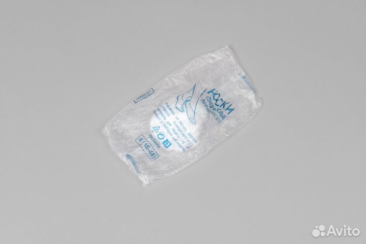 02-778 Носки одноразовые 46-48 50пар спанбонд