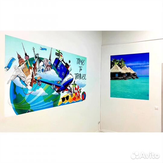 Вертикальная печать/Роспись стен