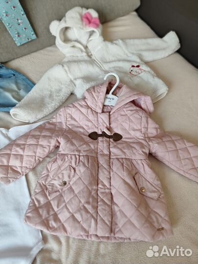 Вещи пакетом на девочку 80-86 размер