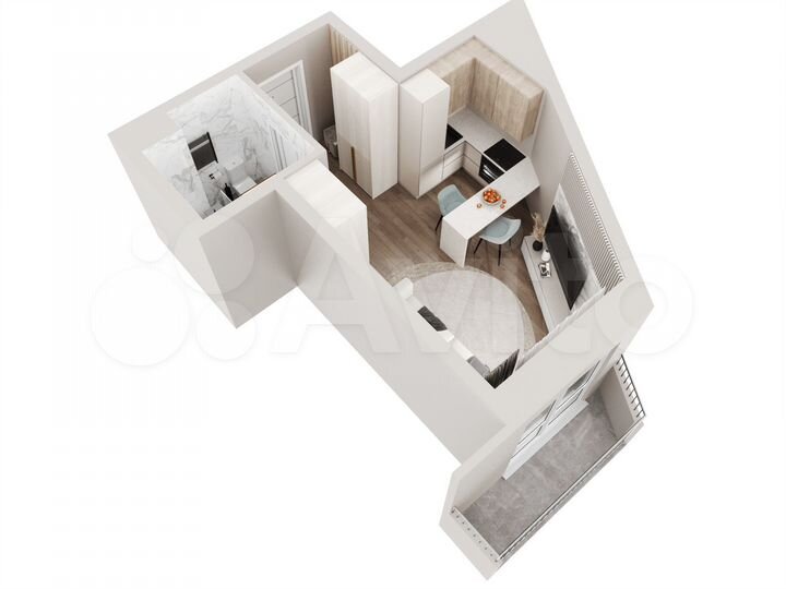 Квартира-студия, 26,3 м², 11/17 эт.