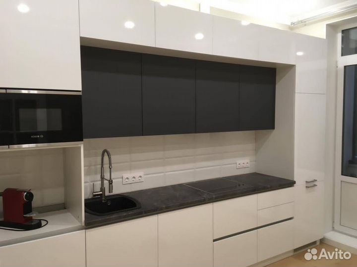 Кухня мдф без ручек