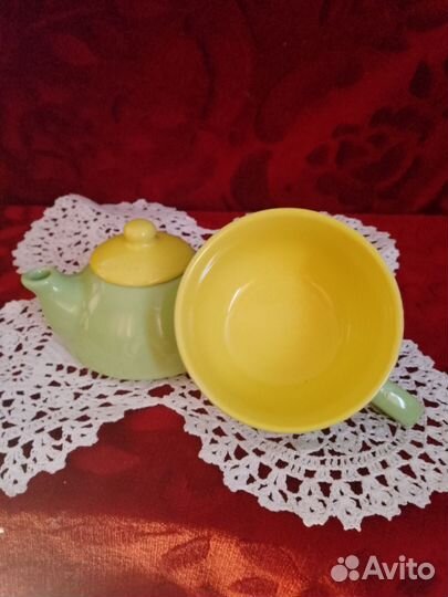 Заварочный чайник с чашкой