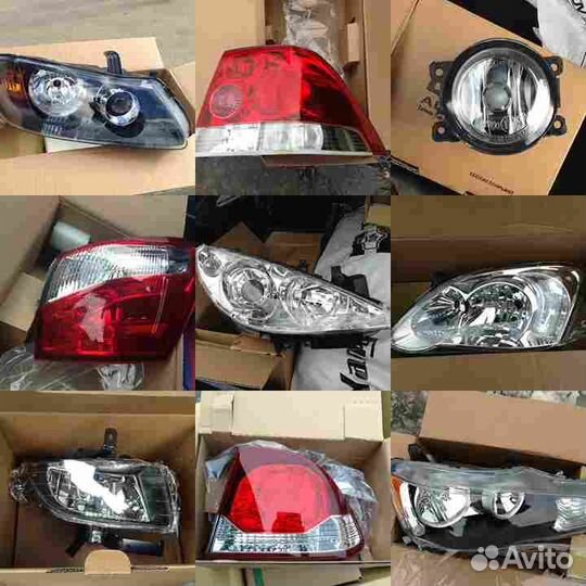 206 Молдинг под фару левый+правый (комплект) тюнин