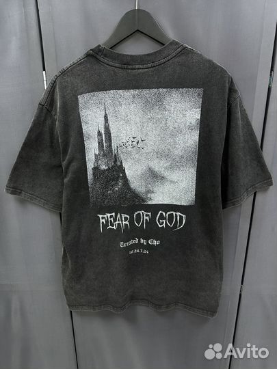 Футболка Fear of god варенка (оверсайз)