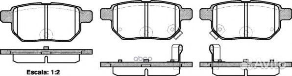 Колодки тормозные дисковые 2128602 Road house