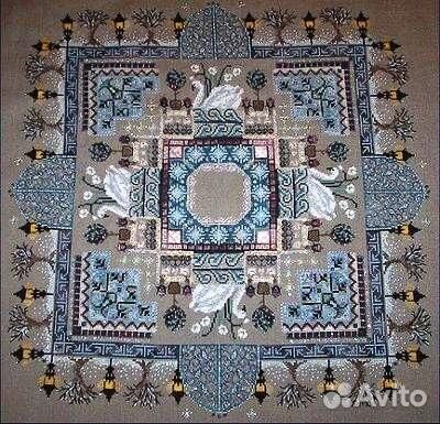 Схемы для вышивки крестом мандалы Chatelaine