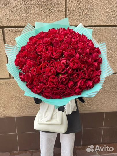 101 роза. Пионы с доставкой. Цветы с доставкой