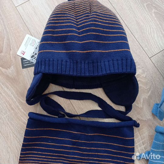 Новая шапка и снуд 48-50 детская