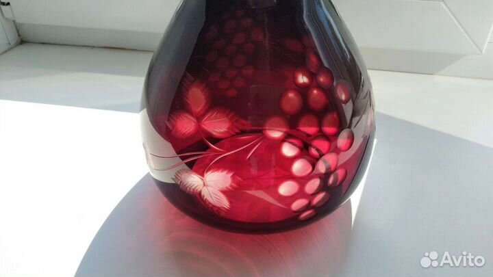 Ваза Дятьковский хрусталь 1950 годы