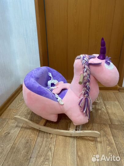 Детская игрушка качалка лошадка